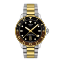 Tissot Seastar 1000 Q GMT Stahl ZB schwarz Index 40mm