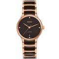 Rado M Centrix R30038712 Q Acier PVD rose Cadran marron Diam 35mm