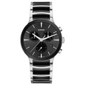 Rado XL Centrix R30210152 Q Chronograph Stahl ZB schwarz Index 41mm