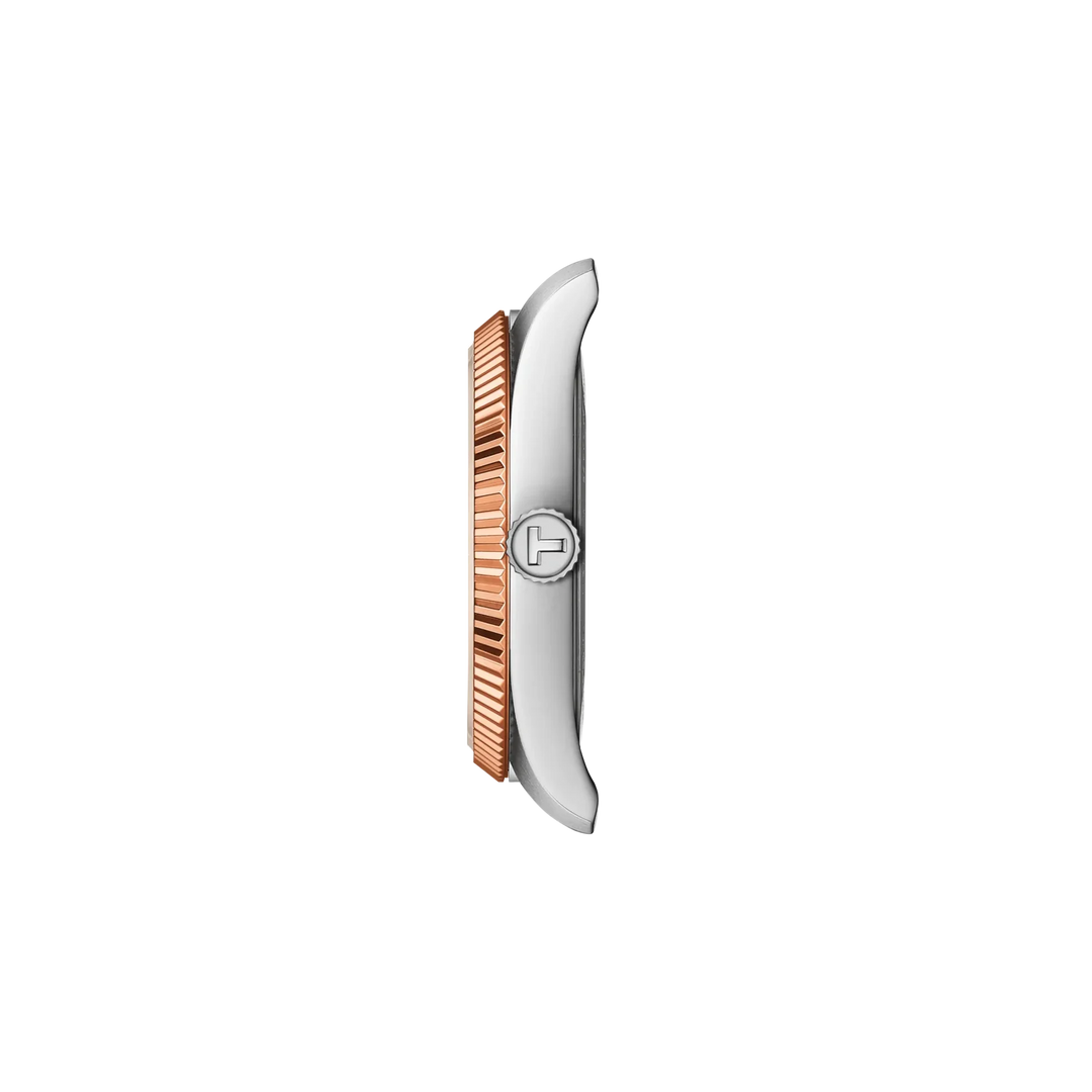 Tissot Ballade T156.210.22.031.01 Q Stahl BIC rosé ZB Silber 34mm