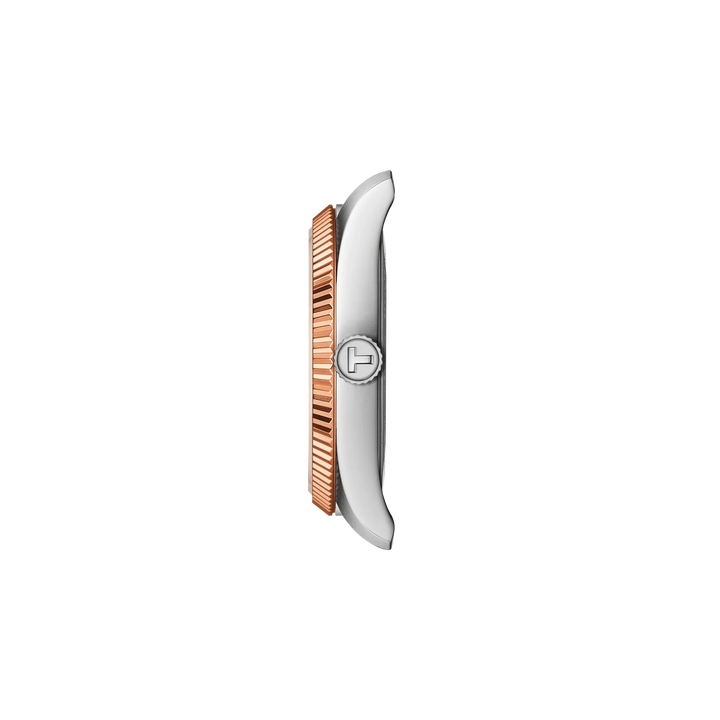 Tissot Ballade T156.210.22.031.01 Q Stahl BIC rosé ZB Silber 34mm