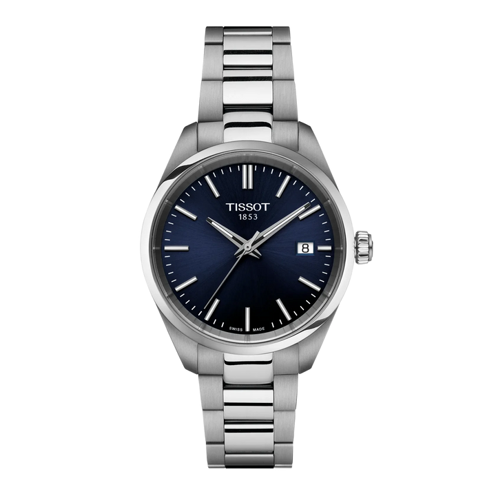 Tissot PR 100 T150.210.11.041.00 Q Stahl ZB blau 34mm