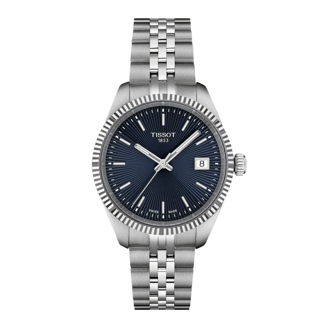 Tissot Ballade T156.210.11.041.00 Q Stahl ZB dunkelblau Index Metallband