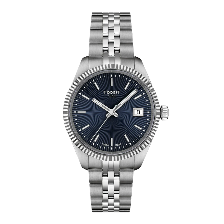 Tissot Ballade T156.210.11.041.00 Q Stahl ZB dunkelblau Index Metallband
