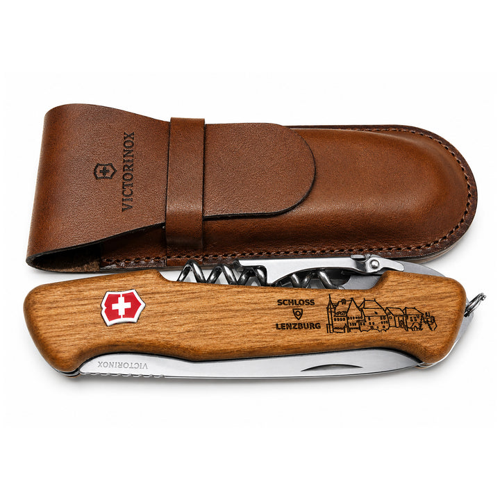 Victorinox Wine Master 0.9701.63.R7 G.2592.19 Nussbaumholz 130mm "Schloss Lenzburg"