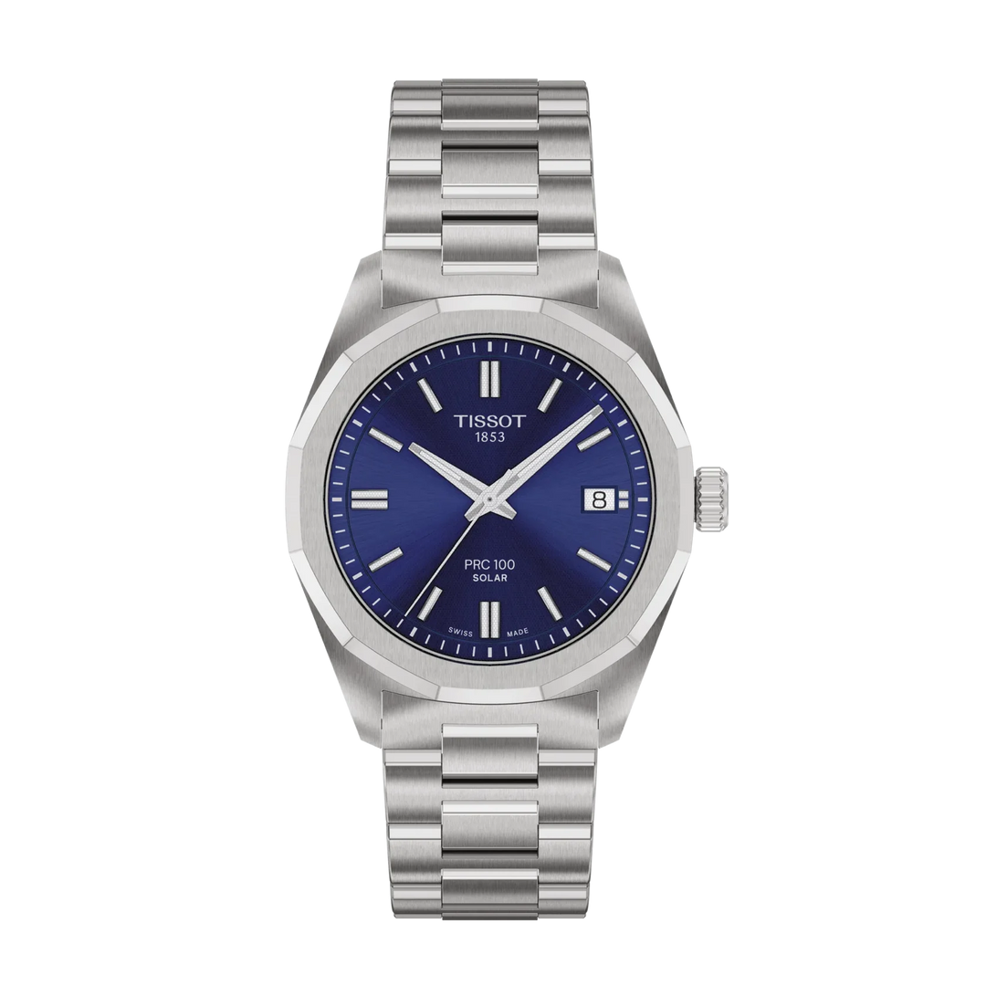 Tissot PRC 100 Solar T151.822.11.041.00 Stahl ZB blau 34mm