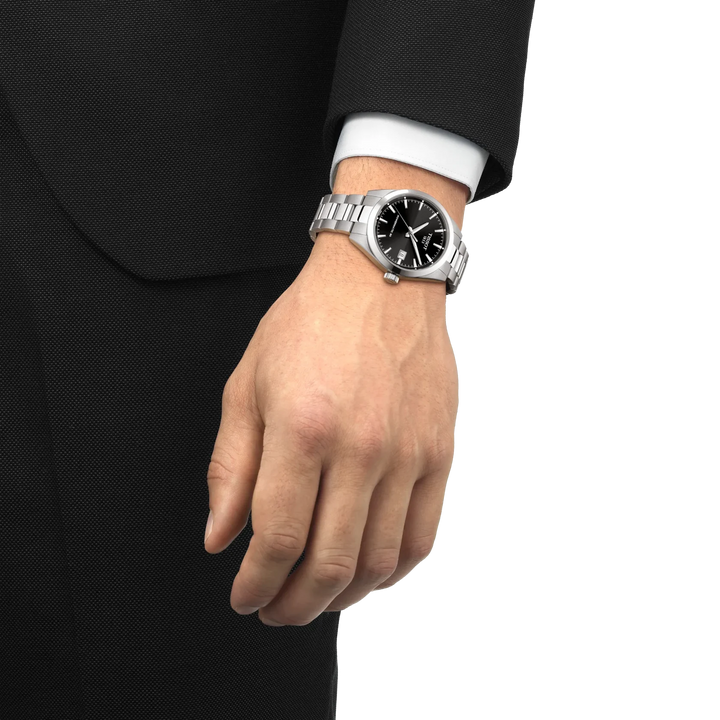 Tissot Gentlemen Powermatic 80 T165.807.11.051.00 Stahl ZB schwarz 38mm
