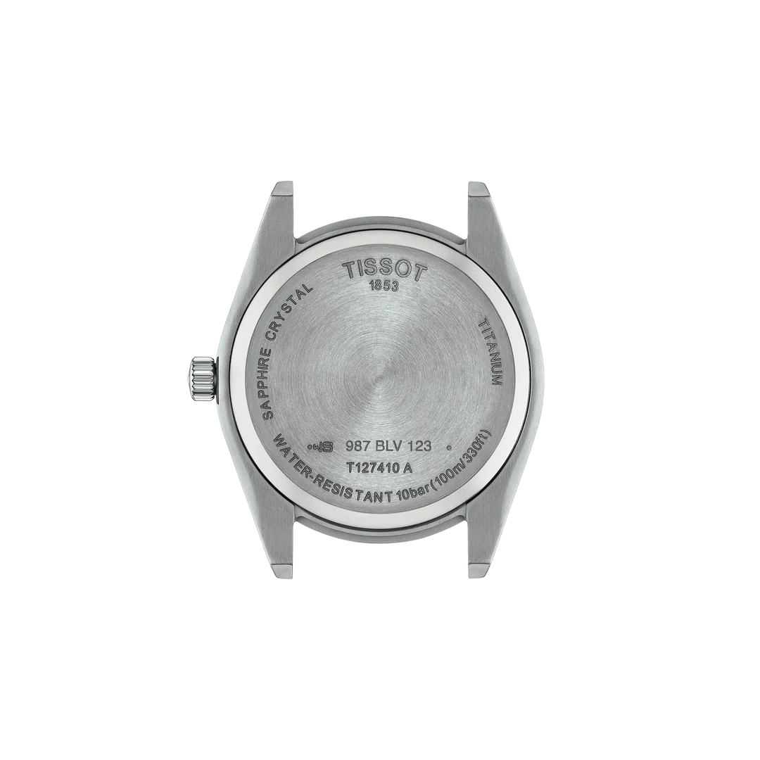 Tissot Gentleman T127.410.44.081.00 Q Titan ZB grau Index Titanband 40mm