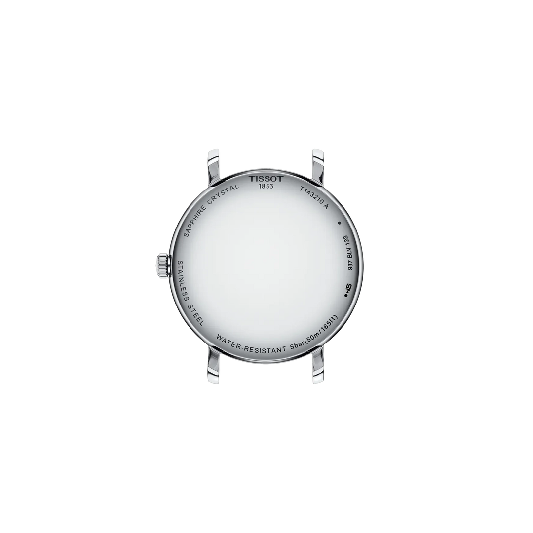 Tissot Every Time T143.210.11.011.00 Q Stahl ZB Silber Index 34mm
