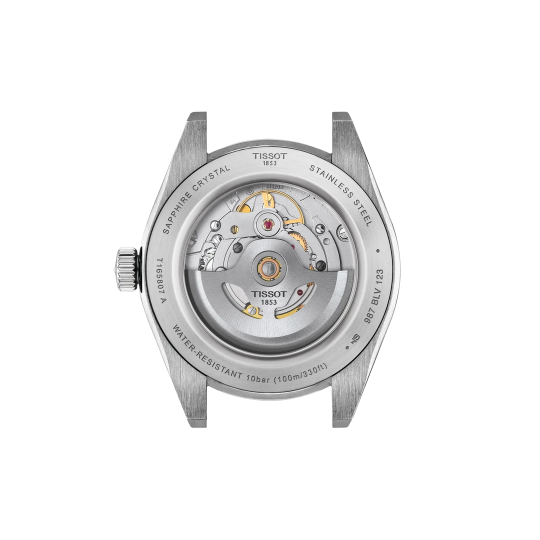Tissot Gentlemen Powermatic 80 T165.807.11.041.00 Stahl ZB blau 38mm