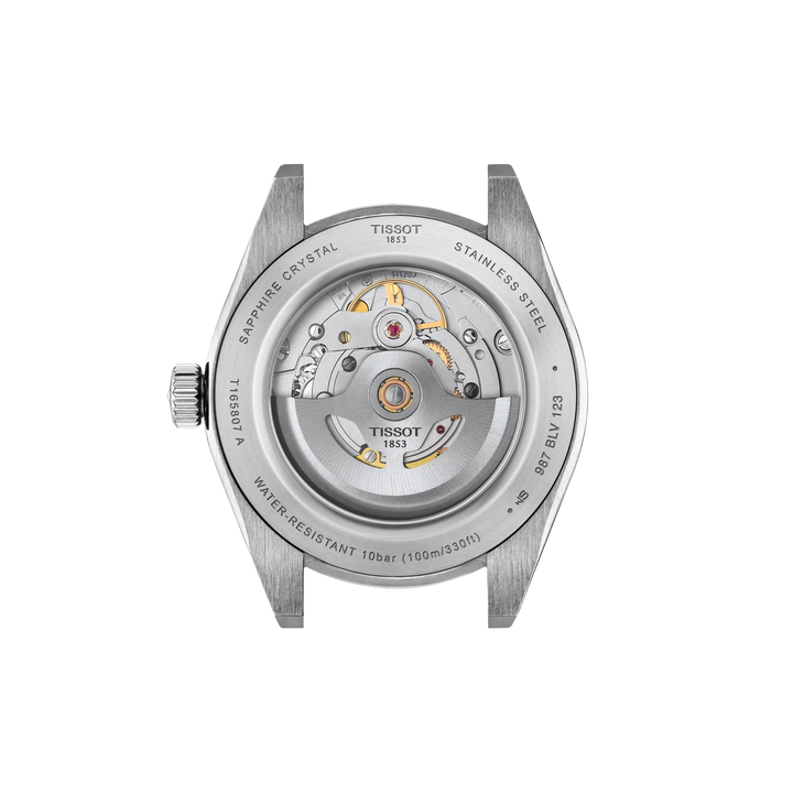 Tissot Gentlemen Powermatic 80 T165.807.11.041.00 Stahl ZB blau 38mm