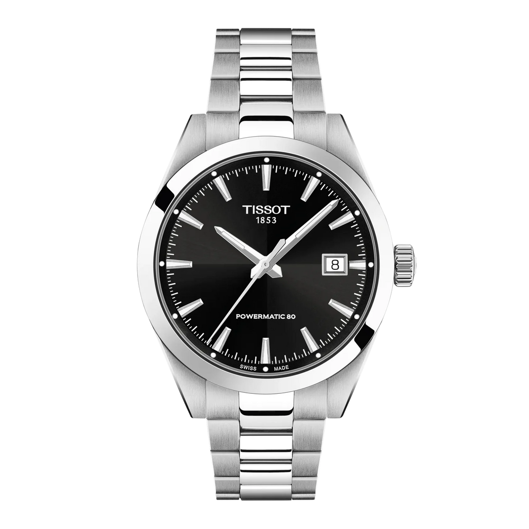 Tissot Gentlemen Powermatic 80 T165.807.11.051.00 Stahl ZB schwarz 38mm
