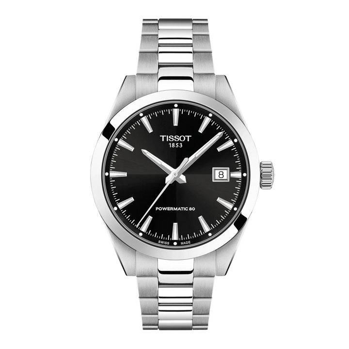 Tissot Gentlemen Powermatic 80 T165.807.11.051.00 Stahl ZB schwarz 38mm