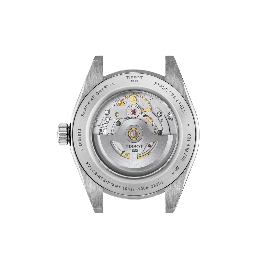 Tissot Gentlemen Powermatic 80 T165.807.11.051.00 Stahl ZB schwarz 38mm