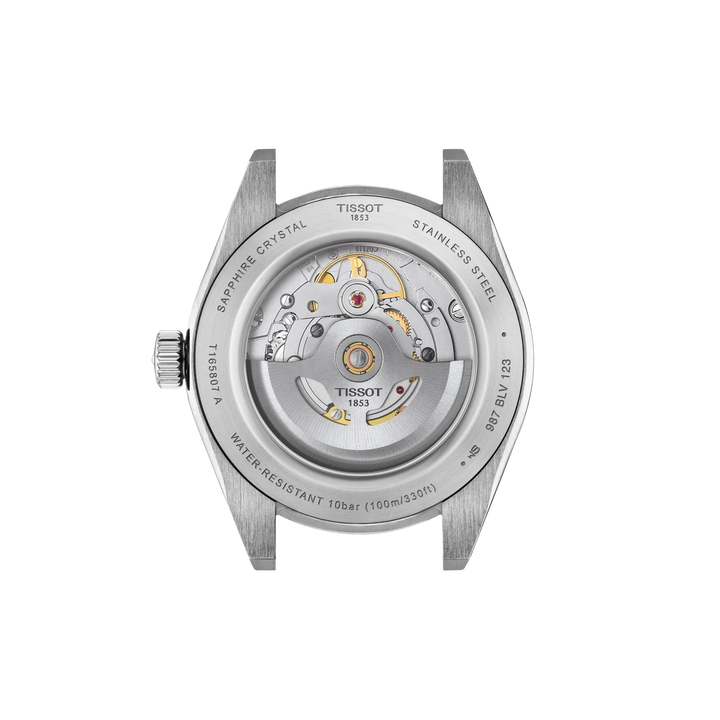 Tissot Gentlemen Powermatic 80 T165.807.11.051.00 Stahl ZB schwarz 38mm