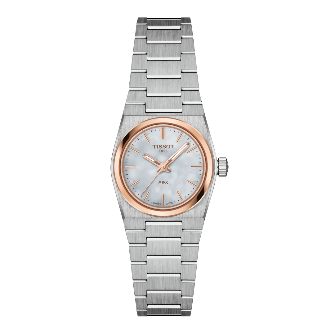 Tissot PRX T137.010.21.111.00 Q Stahl PVD rosè ZB Perlmutt 25mm