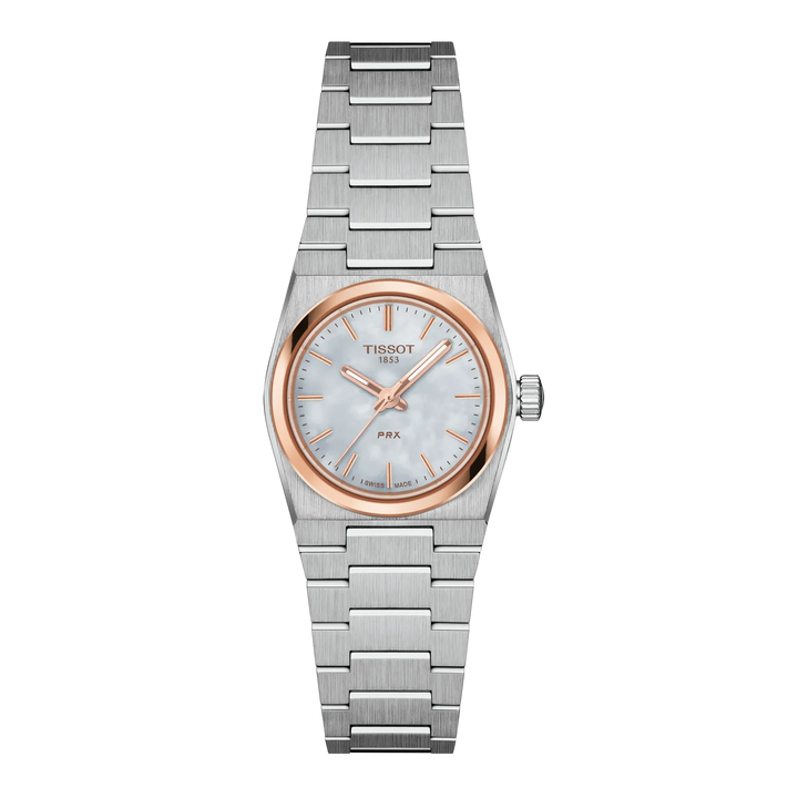 Tissot PRX T137.010.21.111.00 Q Stahl PVD rosè ZB Perlmutt 25mm