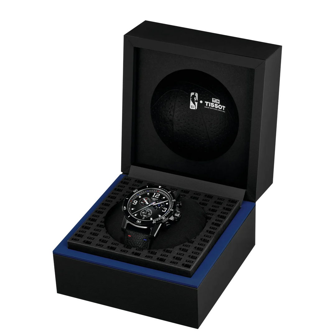 Tissot Supersport Chronograph Q NBA Special Edition 25 ZB schwarz 45.5mm