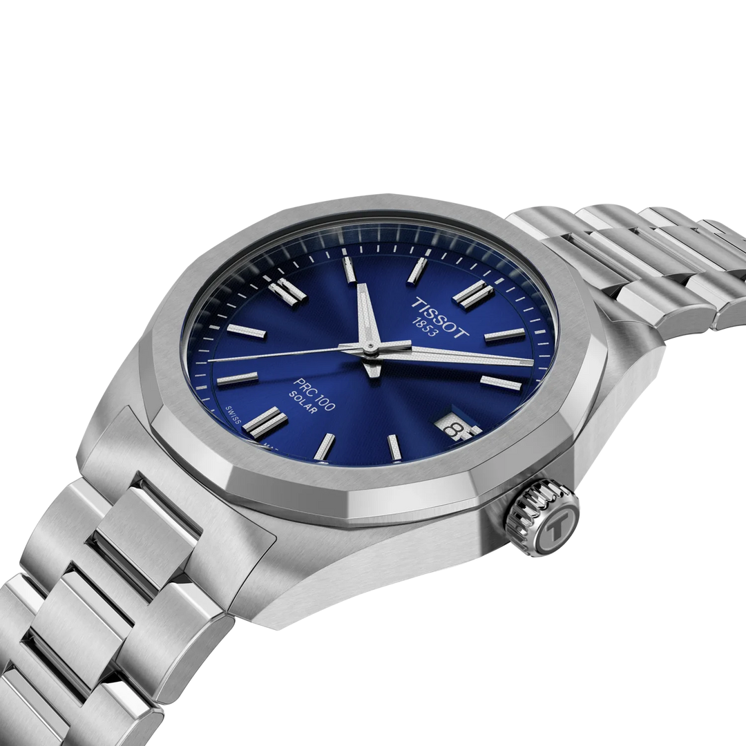 Tissot PRC 100 Solar T151.822.11.041.00 Stahl ZB blau 34mm
