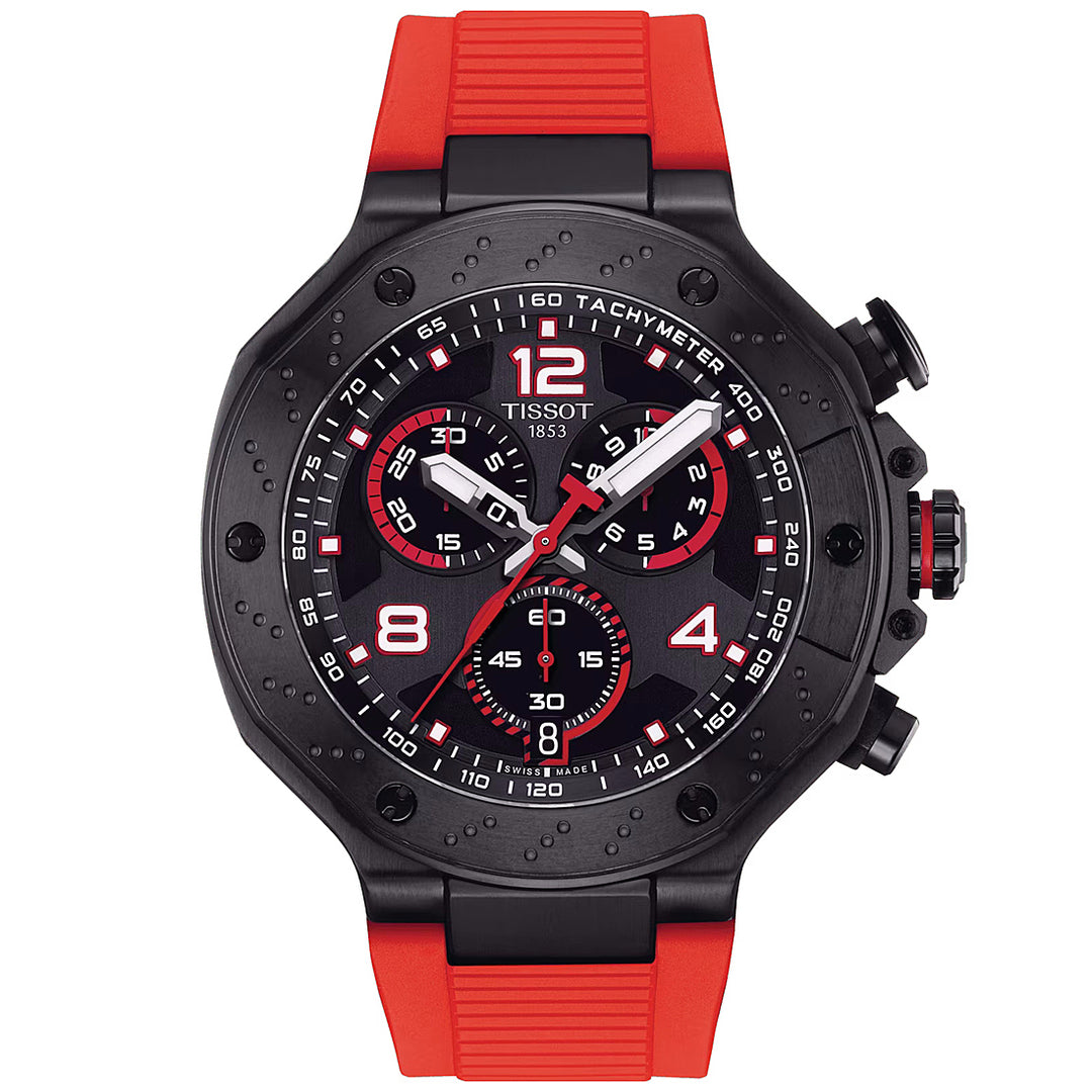 Tissot Moto GP T141.417.37.057.01 Q Stahl PVD schwarz ZB schwarz Special Edition 2023v45mm
