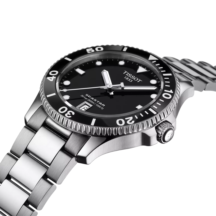 Tissot Seastar 1000 T120.410.11.051.00 Q Stahl ZB schwarz 40mm