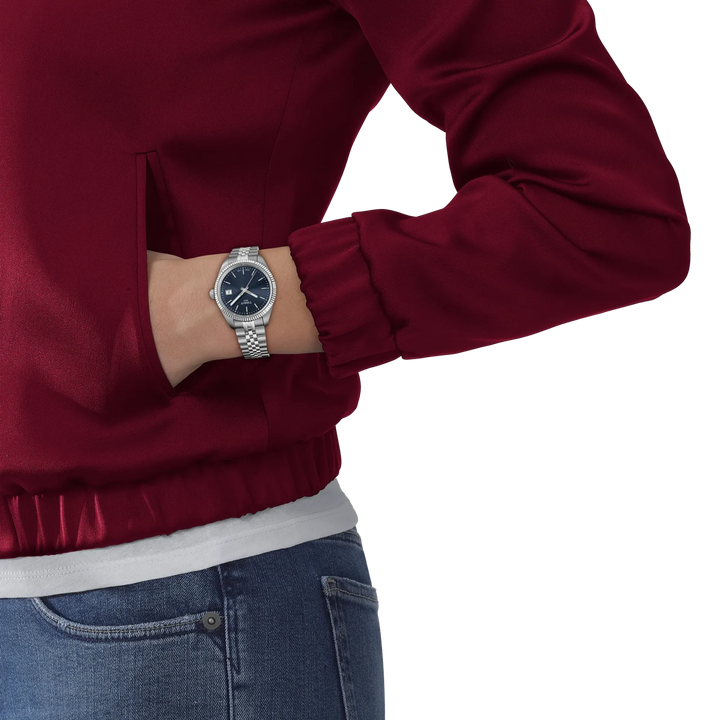 Tissot Ballade T156.210.11.041.00 Q Stahl ZB dunkelblau Index Metallband