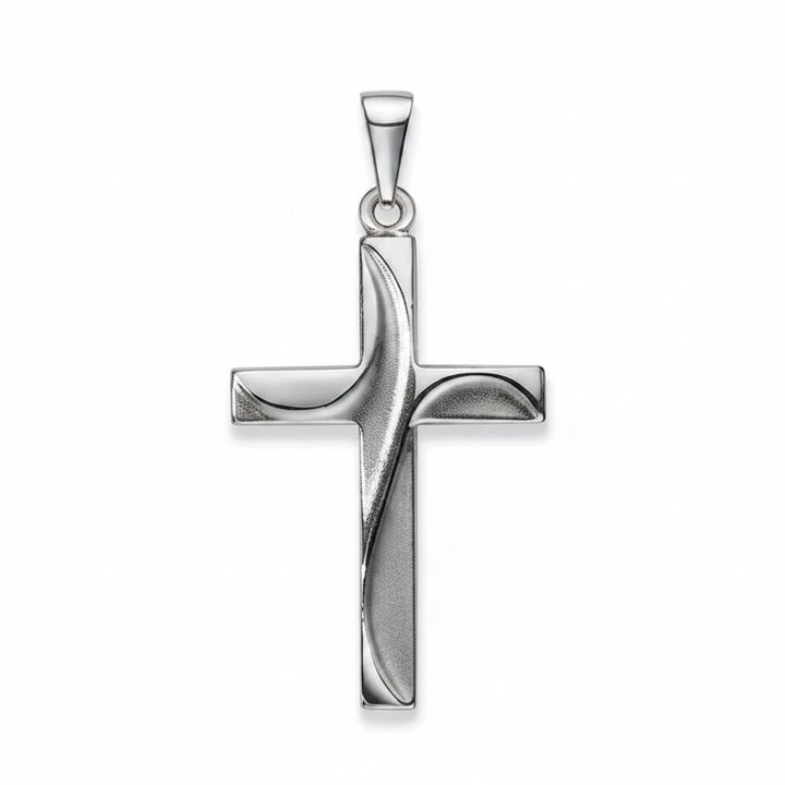 Anhänger Kreuz Silber 925 weiss