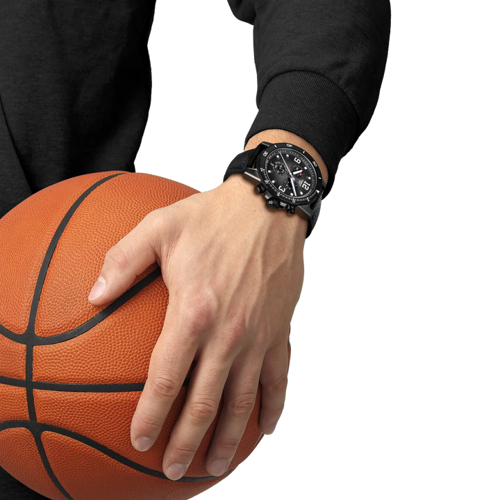 Tissot Supersport Chronograph Q NBA Special Edition 25 ZB schwarz 45.5mm