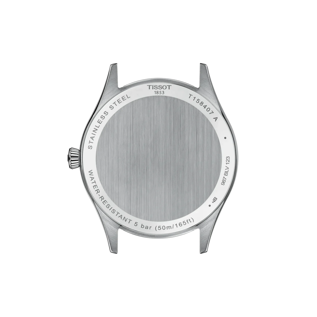 Tissot Classic T158.407.11.031.00 Dream Stahl Powermatic 80 ZB Silber Index Metallband 40mm