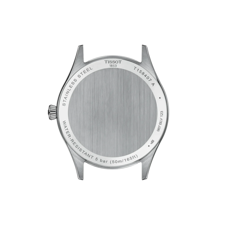 Tissot Classic T158.407.11.031.00 Dream Stahl Powermatic 80 ZB Silber Index Metallband 40mm