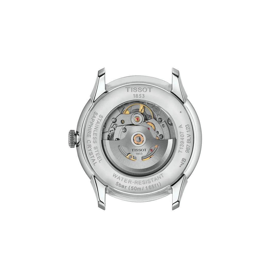 Tissot Chemin de Tourelles T139.407.11.091.00 Stahl Powermatic 80 ZB grün Index 42mm