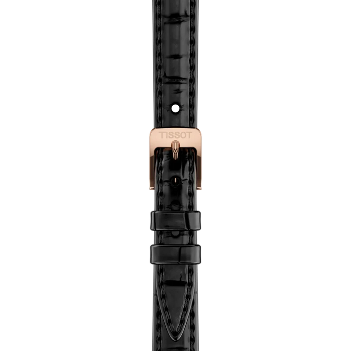 Tissot SRV T160.110.36.113.00 Q Stahl PVD rosé ZB Perlmutt weiss 30 x 22mm