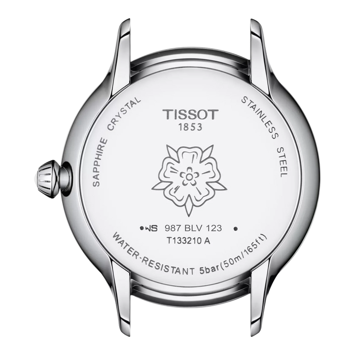 Tissot Odaci T133.210.16.116.00 T Q ZB Silber Perlmutt weiss Diam  Lederband