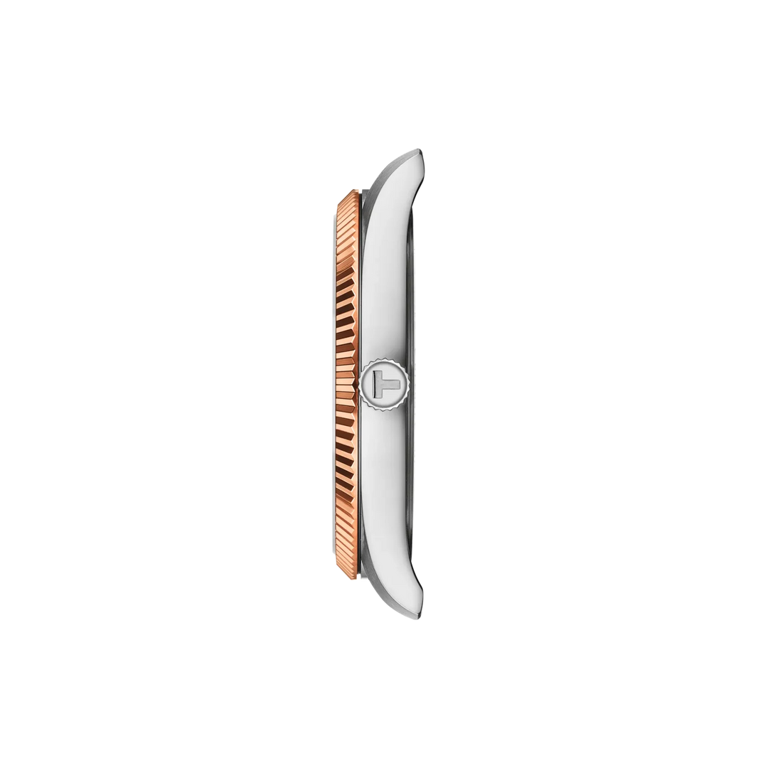 Tissot Ballade T156.410.22.291.01 Q Stahl BIC rosé ZB braun Index 40mm