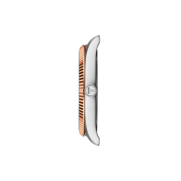 Tissot Ballade T156.410.22.291.01 Q Stahl BIC rosé ZB braun Index 40mm