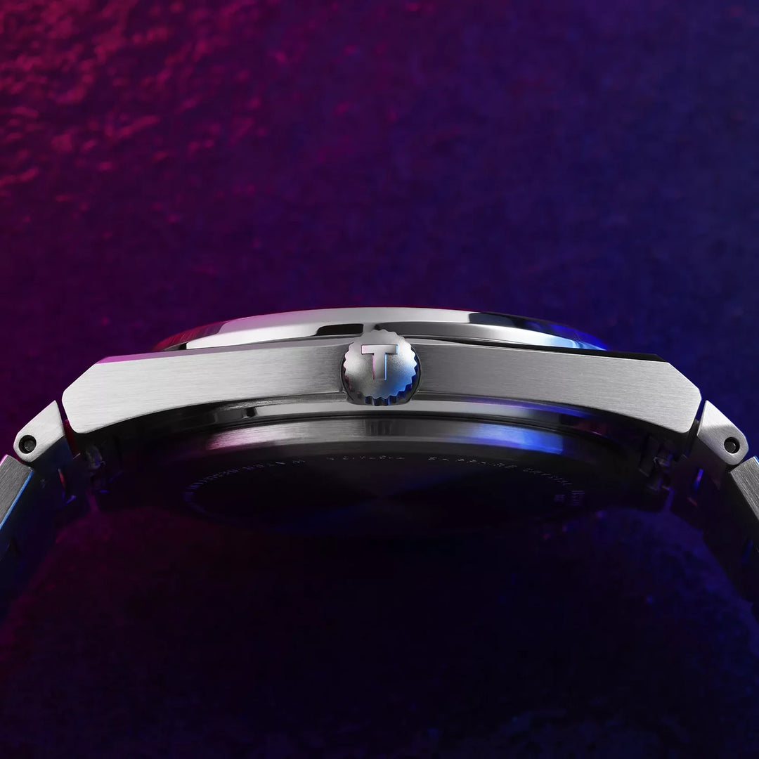 Tissot PRX T137.410.11.041.00 Q Stahl ZB blau Index Metallband 40mm
