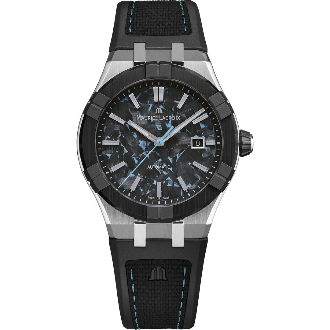 Maurice Lacroix AIKON-IC FROZEN CARBON Automatic Stahl AC6008-SSL20-430-2 ZB 43mm