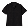 P Collection "Noir Breeze" – Designer Herrenhemd Schwarz