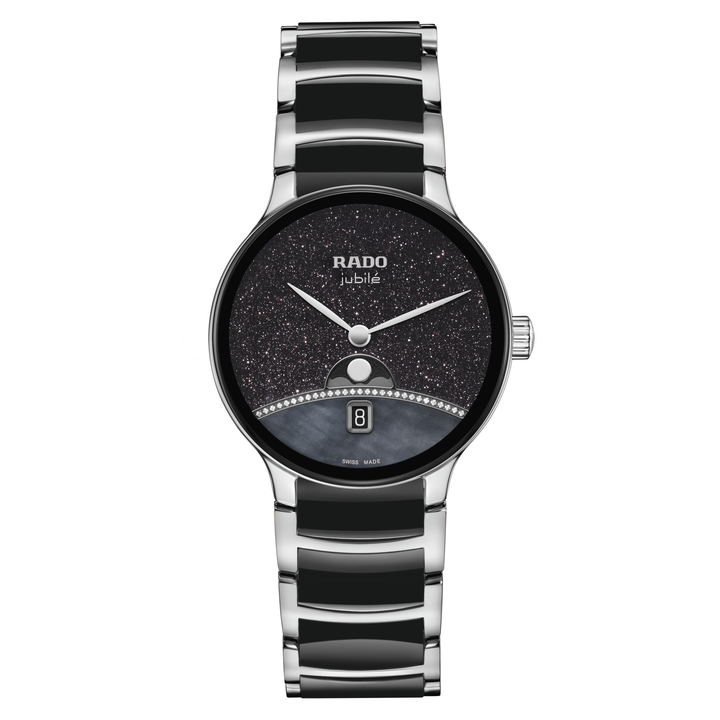 Rado M Centrix R30234762 Mondphase Q Stahl ZB Limitiert  35mm
