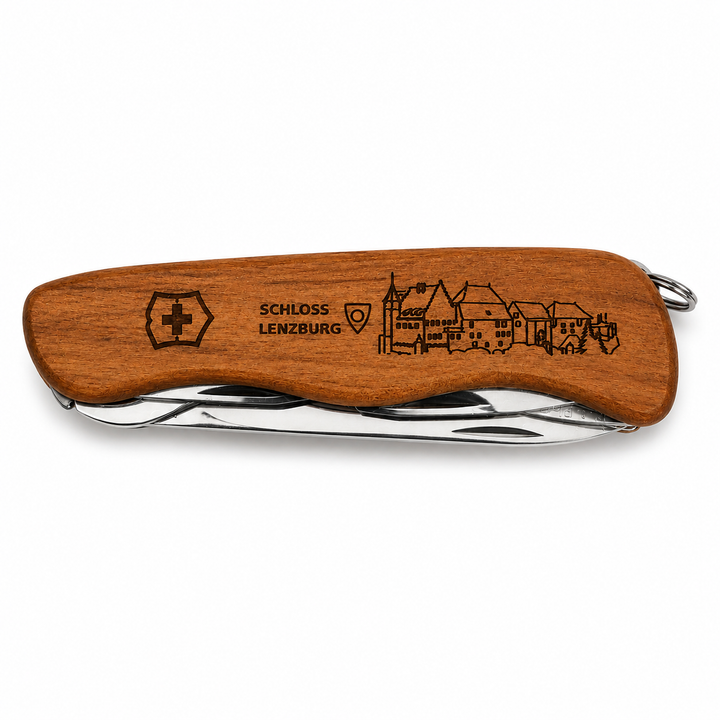 Victorinox Forester 0.8361.63-Lenzburg Schloss Lenzburg Wood Nussbaumholz 111mm
