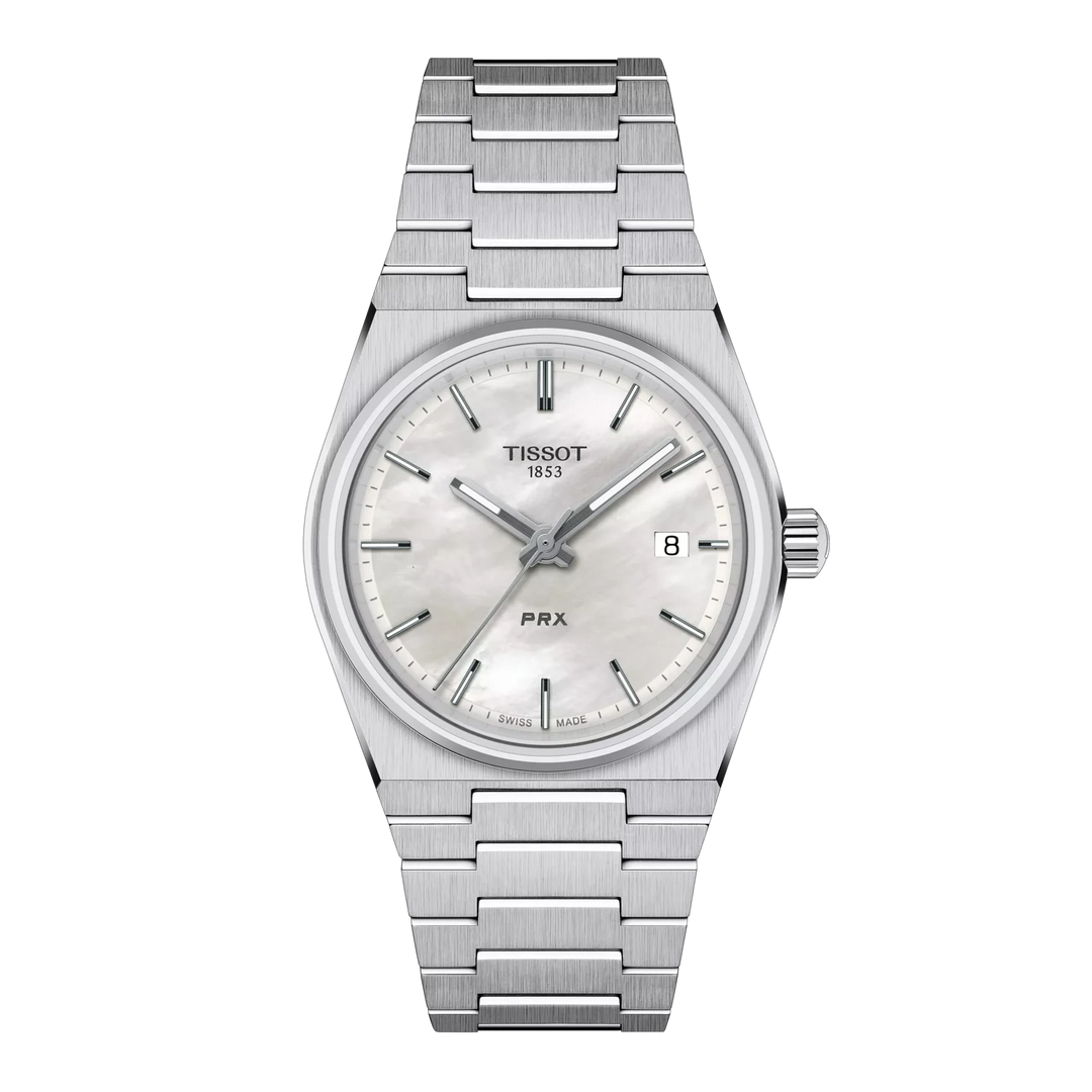 Tissot PRX T137.210.11.111.00 Q Stahl ZB Perlmutt weiss Index 35mm