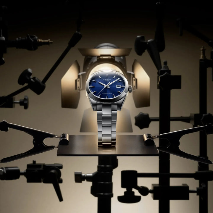 Tissot Gentlemen Powermatic 80 T165.807.11.041.00 Stahl ZB blau 38mm