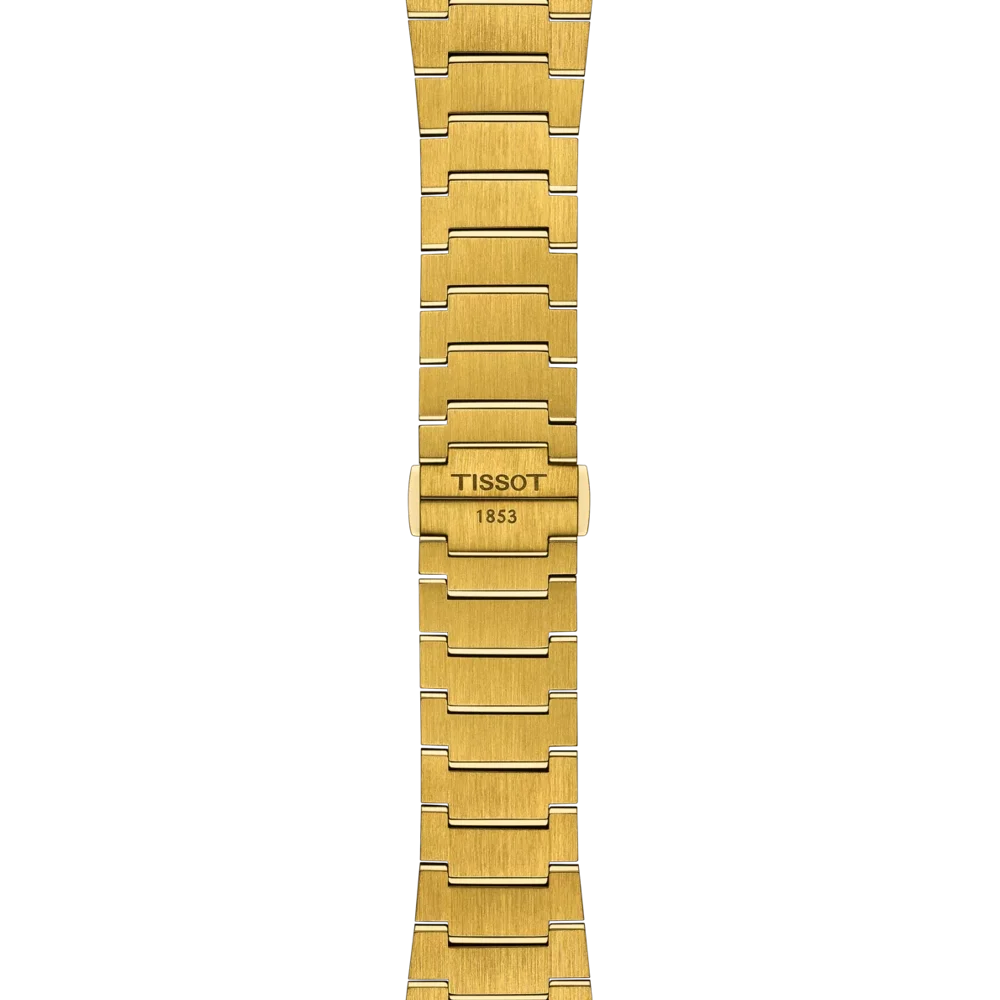 Tissot PRX T137.410.33.021.00 Q PVD gelb ZB Champagne Metallband PVD gelb