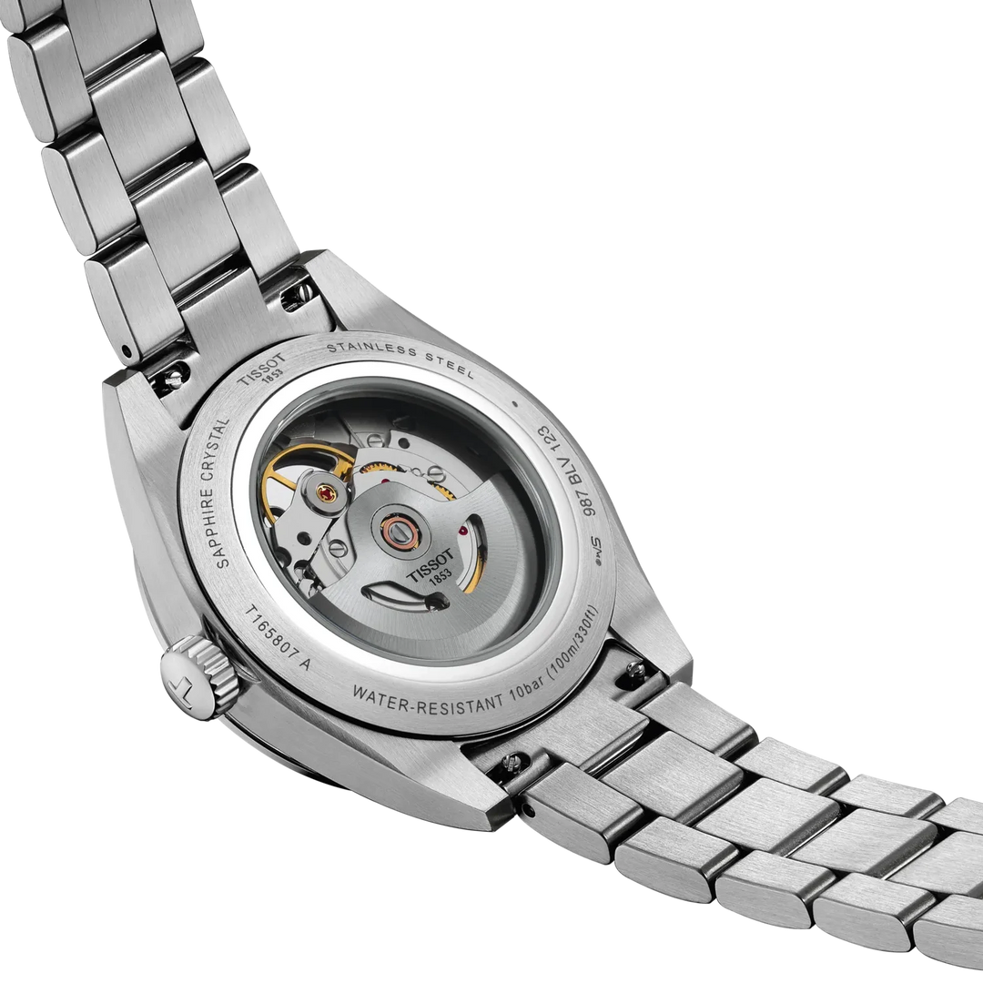 Tissot Gentlemen Powermatic 80 T165.807.11.041.00 Stahl ZB blau 38mm