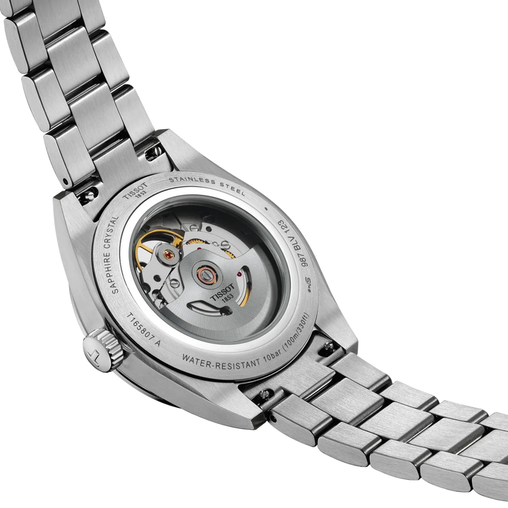 Tissot Gentlemen Powermatic 80 T165.807.11.041.00 Stahl ZB blau 38mm
