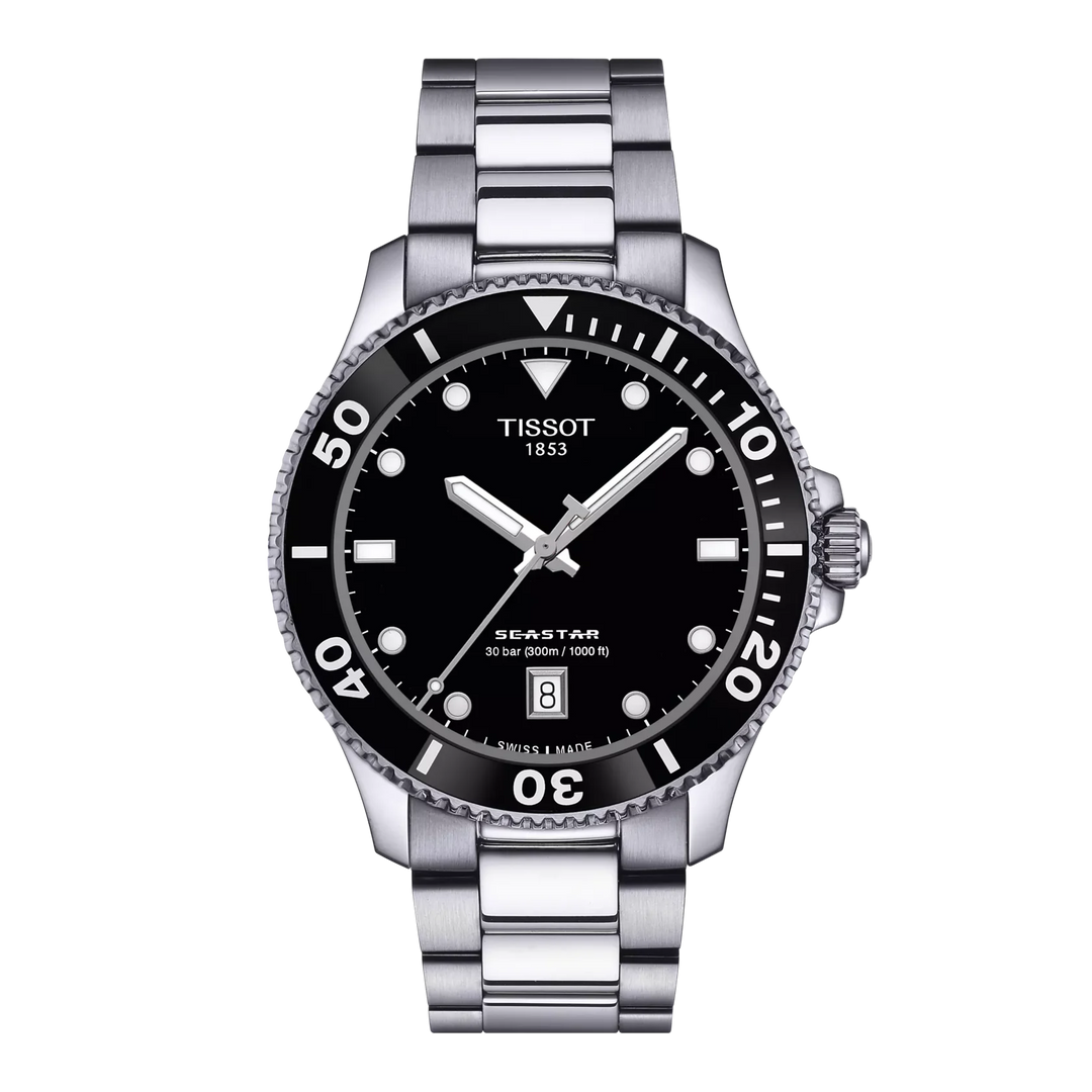 Tissot Seastar 1000 T120.410.11.051.00 Q Stahl ZB schwarz 40mm