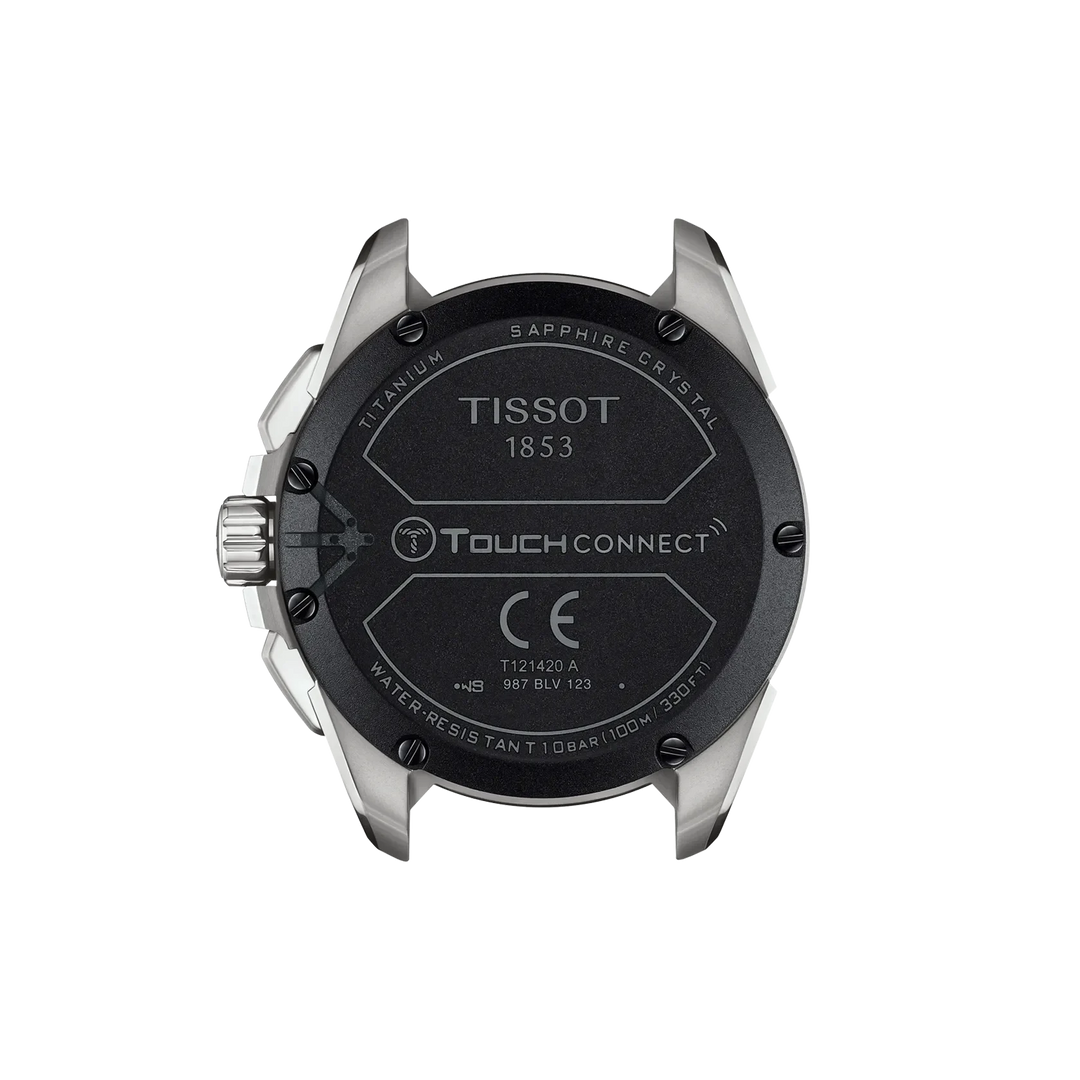 Tissot T Touch T121.420.47.051.01 Connect Solar Titan ZB schwarz Silikon rot 47.5mm
