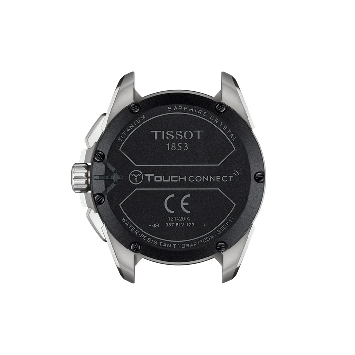 Tissot T Touch T121.420.47.051.01 Connect Solar Titan ZB schwarz Silikon rot 47.5mm