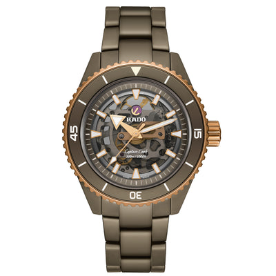 Rado XL Captain Cook R32150162 High Tech Ceramic Skeleton Automatic 80std.  HTC 43mm