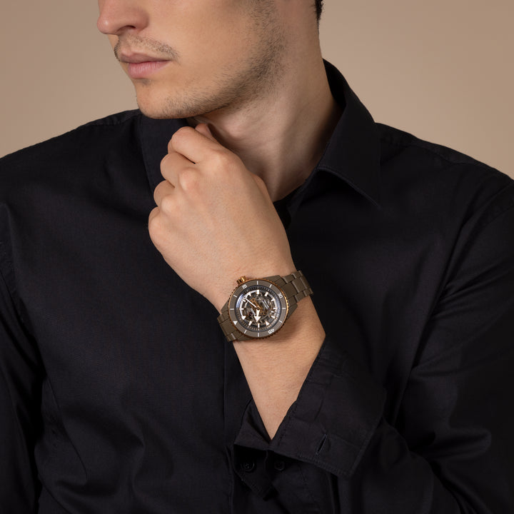 Rado XL Captain Cook R32150162 High Tech Ceramic Skeleton Automatic 80std.  HTC 43mm